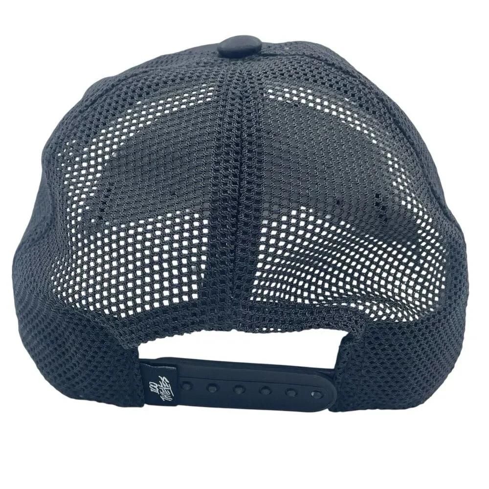 100 Thieves Jam Collection Hat Black Blue Rare Mesh Strapback Cap EUC